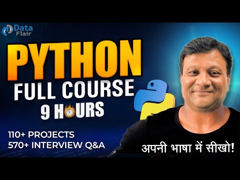 Python Full Course | Free Python Tutorial for Beginners in Hindi