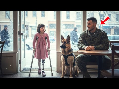 “Can I Sit Here?” Disabled Girl Asked a U.S. Marine & His Dog — What Happened Next Shocked Everyone