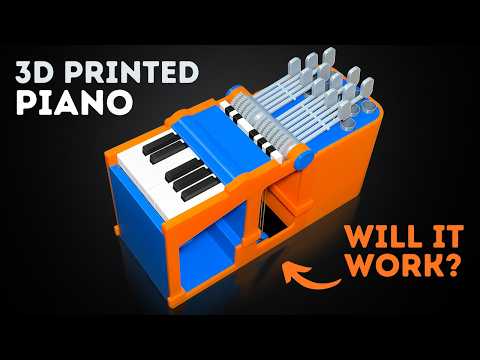 I Built a 3D Printable Mini Piano