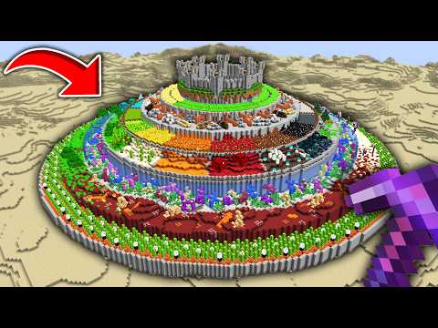 I Built The Most Over The Top TREND BASE in Minecraft Hardcore