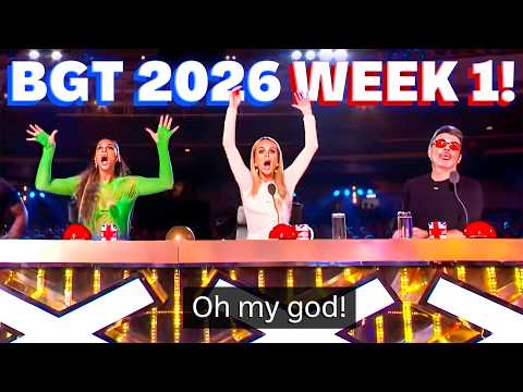 BGT 2026 Premiere! 🇬🇧 Simon Cowell Presses First GOLDEN BUZZER Of The Season! 🌟