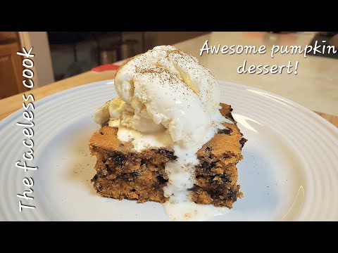 Pumpkin Chocolate Chip Squares for Thanksgiving or anytime!