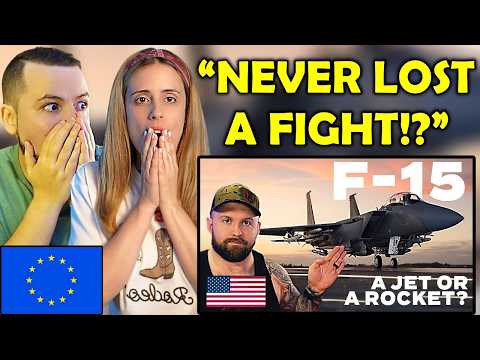 European Couple Reacts to F-15 Eagle - The Most Gangster Fighter Jet Of All Time