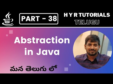 P38 - Abstraction in Java | Core Java | Java Programming |