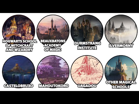 Every School of MAGIC in Harry Potter EXPLAINED in Detail