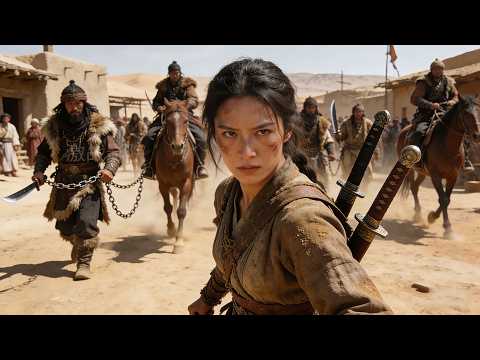 Kung fu movie!Bandits raid a village,but the village girl is a kung fu master,forcing them to flee!