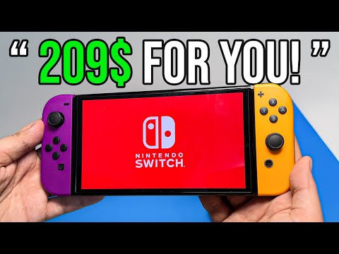 Being Nice Pays Off! Nintendo Switch OLED for Just $209!