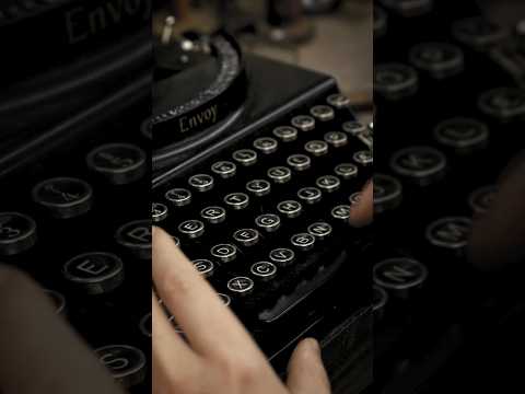 Primitive Typewriter Machine from 1910's #antique #primitive