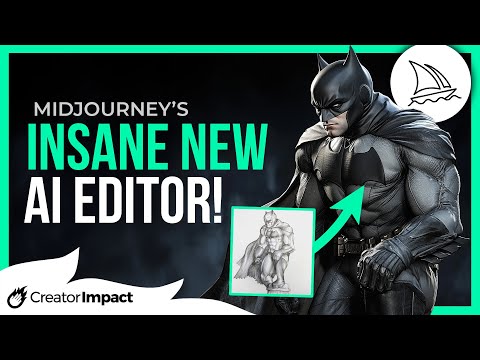 Midjourney's NEW POWERFUL AI Image editor (available to everyone!)