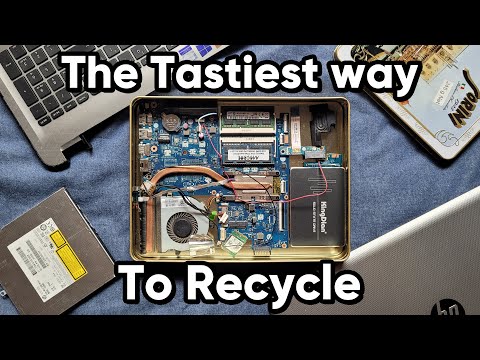 Turning a Laptop into a Desktop? - Cookie Tin PC [Part 1]