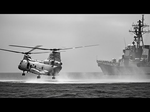 Soviet Observers Were Stunned When US Sailors Pushed Millions of Dollars of Helicopters into the Sea