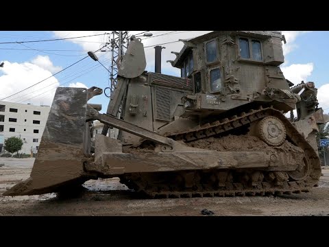 Israeli bulldozers manoeuver in Tulkarem amid ongoing West Bank assault | AFP