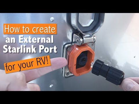Solve a common dilemma with Starlink RV: Make your own external port!