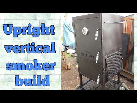 Vertical smoker build