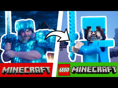 I made Minecraft Movie Scenes in LEGO