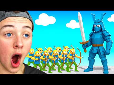 100 NOOBS vs 4 GODS in TABS