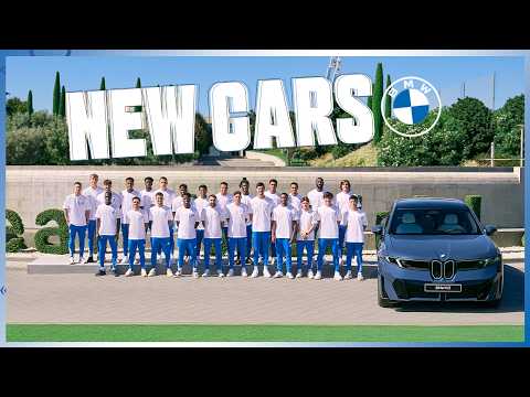 What BMW MODEL did Kylian Mbappé, Jude Bellingham and Vini Jr. choose? | Real Madrid x BMW