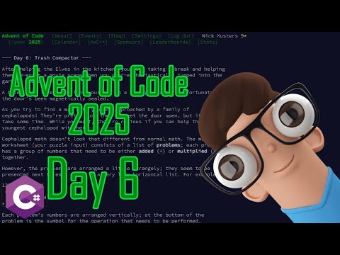 Advent of Code 2025 - Day 6 - Trash Compactor [C#]
