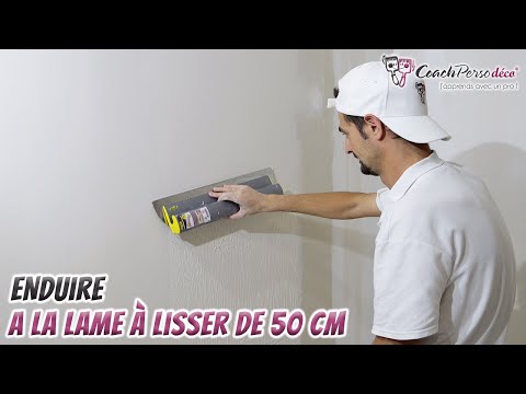 La Bonne Technique Pour Enduire avec une Lame de 50 cm ✅