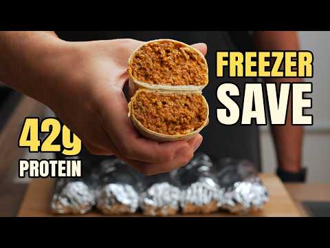 Meal Prep The Ultimate Freezer Burritos (High Protein, Low Cal)