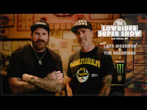 Luke Wessman at The Lowrider Super Show with Tim Hendricks