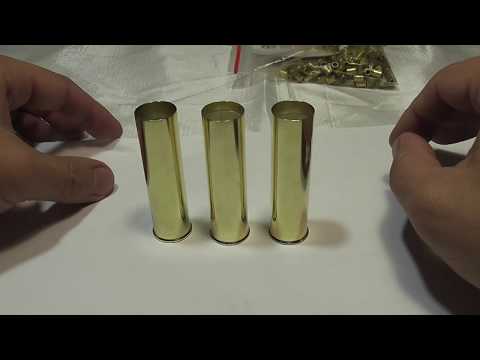 Cleaning and loading brass cartridges. Full cycle
