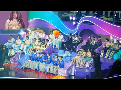 (여자)아이들 (G)I-DLE stage reaction  [ IVE ATEEZ RIIZE BOYNEXTDOOR TWS QWER ] /MMA2024