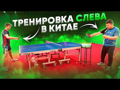 Техника Слева. Топспин с Подрезки и Подставки. БКМ с Китайским Тренером.