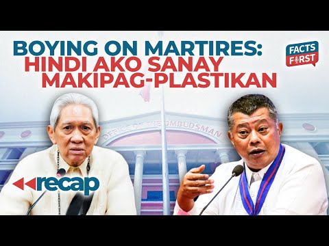 Ombudsman Boying Remulla on Martires: Di ako sanay makipag-plastikan