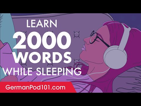 German Conversation: Learn while you Sleep with 2000 words