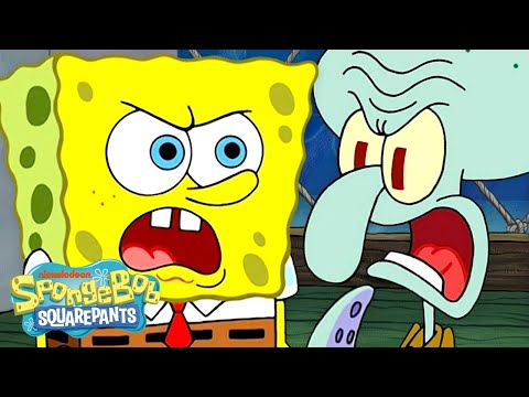 SpongeBob Beefing with His Friends for 60 Minutes Straight 😤 | @SpongeBobOfficial