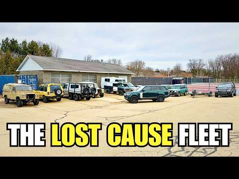 All of the Land Rovers - The Lost Cause Collection