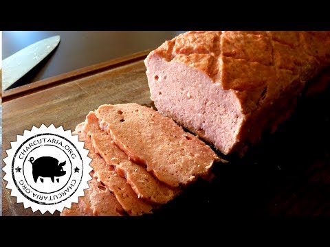 Homemade Leberkäse Meat Loaf