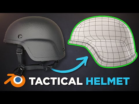 Topology Study - Tactical PASGT Helmet (Part 1)  - 3D Modeling