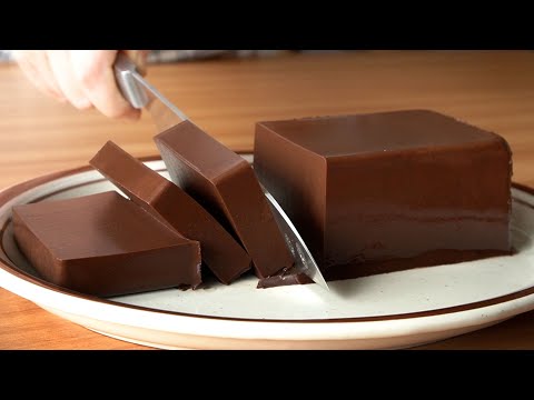 초콜릿과 우유!! 간단하고 맛있는 디저트를 만들수 있어요