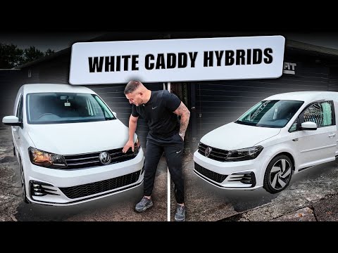 White VW Caddy Startline TRANSFORMATION | TMG Hybrid Bumper Custom Build CUTOM CADDY
