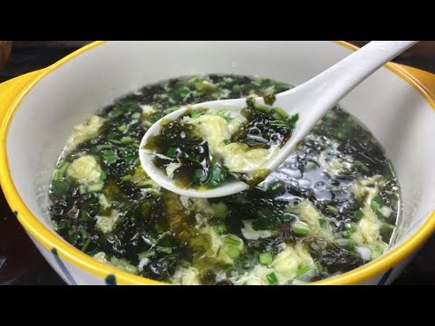 這才是紫菜蛋花湯的正確做法，湯鮮味美，掌握好技巧，只要3分鐘就能學會【小家廚記】