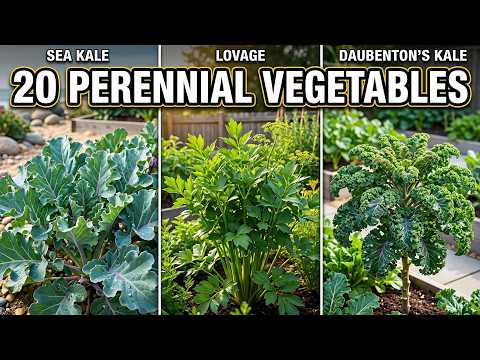 20 Vegetables That Grow Like Fruit Trees  Plant Once, Harvest for Years