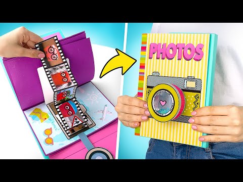 Самодельный фотоальбом из бумаги