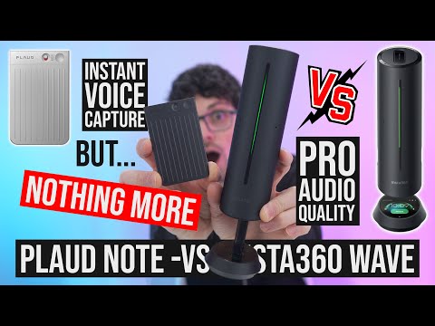 2025's Best AI Voice Recorder! - Insta360 Wave vs Plaud Note (Compared in Noisy Environments)