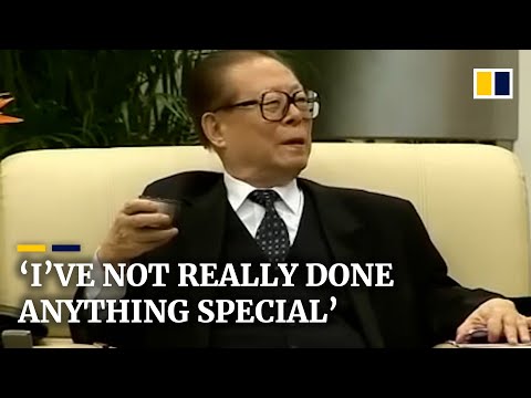 ‘I’ve not really done anything special’: when Jiang Zemin reflected on his time as China’s leader