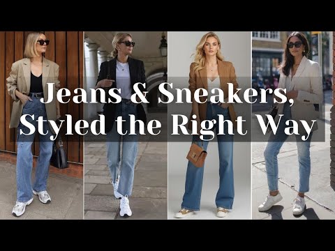 The Elegant Way to Wear Jeans and Sneakers in 2026.