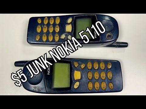$5 Junk Nokia 5110 Phones - ASMR Restoration and Snake Gameplay