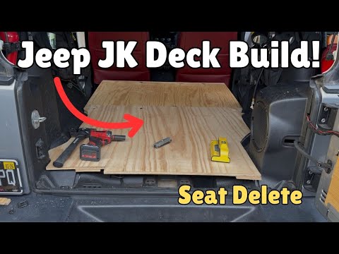 How I Built a Rear Cargo Deck for My Jeep JKU