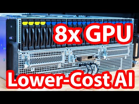 The most UNIQUE 8x GPU AI Server from ASRock Rack