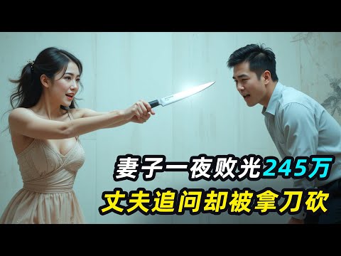 一口气看完3个奇葩夫妻，妻子一夜败光245万，还要拿刀砍老公