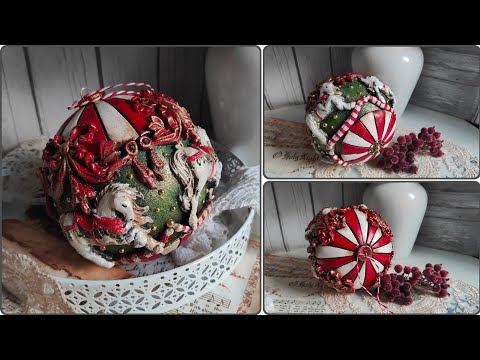 How to Make a Circus Carousel Bauble – DIY Christmas Decorations ❤️🎠🎪🎡❤️