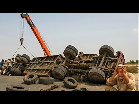 Damaged truck repaired and back on the road “Pakistani Trucks”