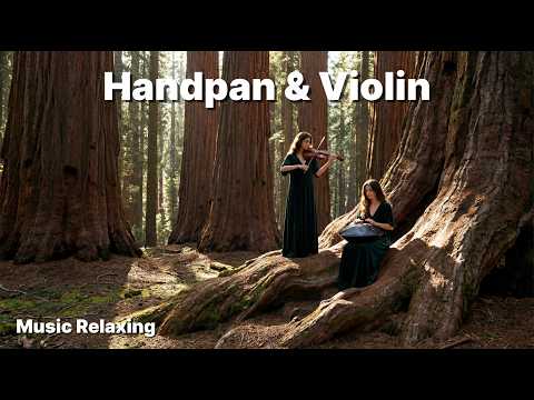 🌲 Ancient Forest Music | Handpan & Violin under the Giant Sequoia Trees (1-Hour Timeless)