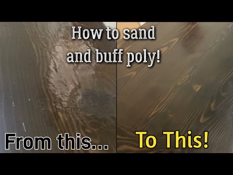 How to Sand Topcoat of Polyurethane